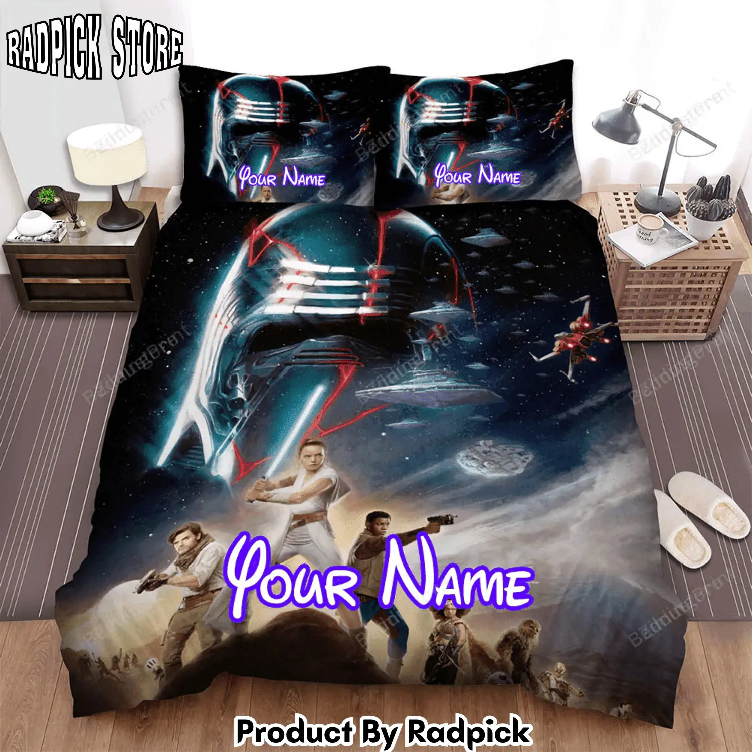 Radpick star wars episode ix the rise of skywalker see it in real 3d december 20 movie poster bed sheets duvet cover personalized name bedding sets rp3271932
